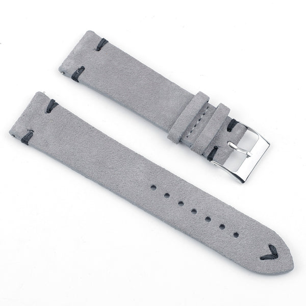 Grey Suede Leather Strap